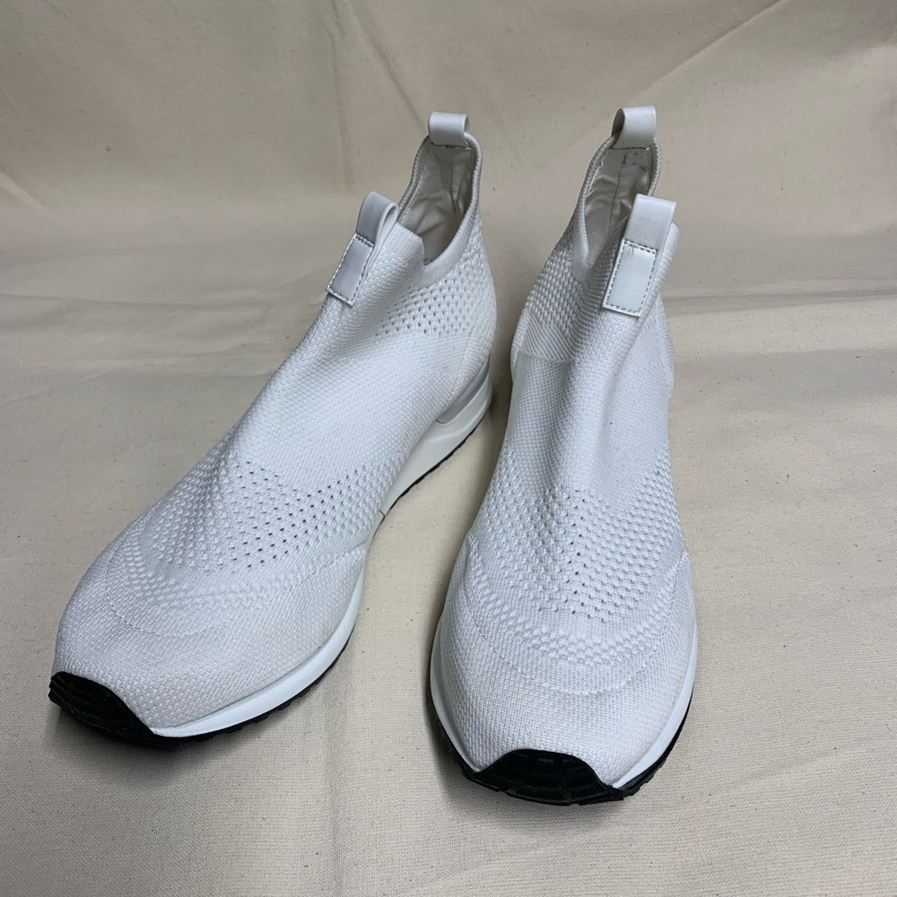 White Slip-On Sneakers